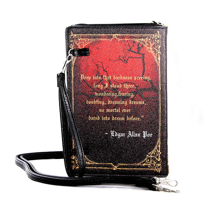 The Raven Vintage Book Backpack in Vinyl