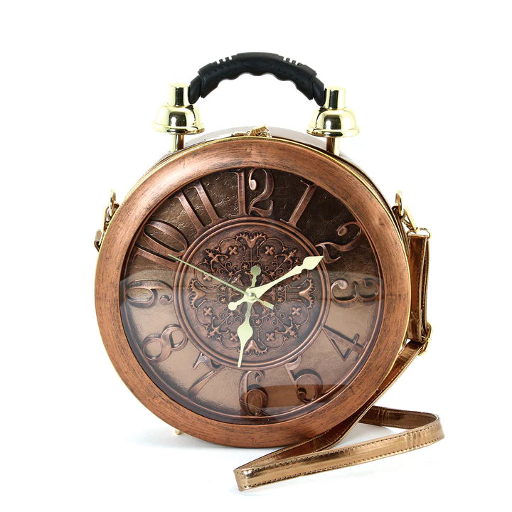 Antique Clock Crossbody Bag