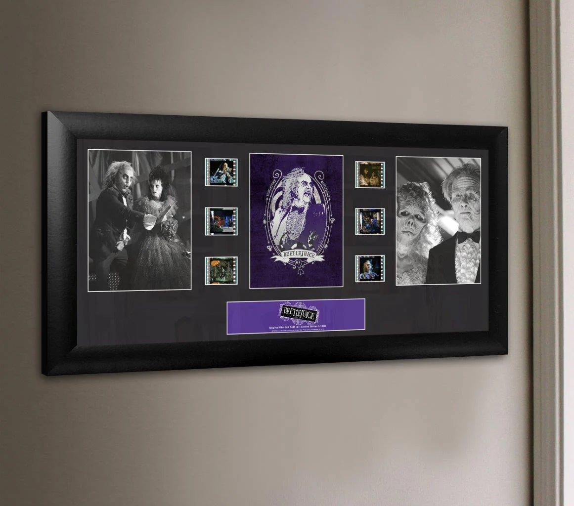 Beetlejuice (S1) Limited Edition Trio Framed FilmCells Presentation