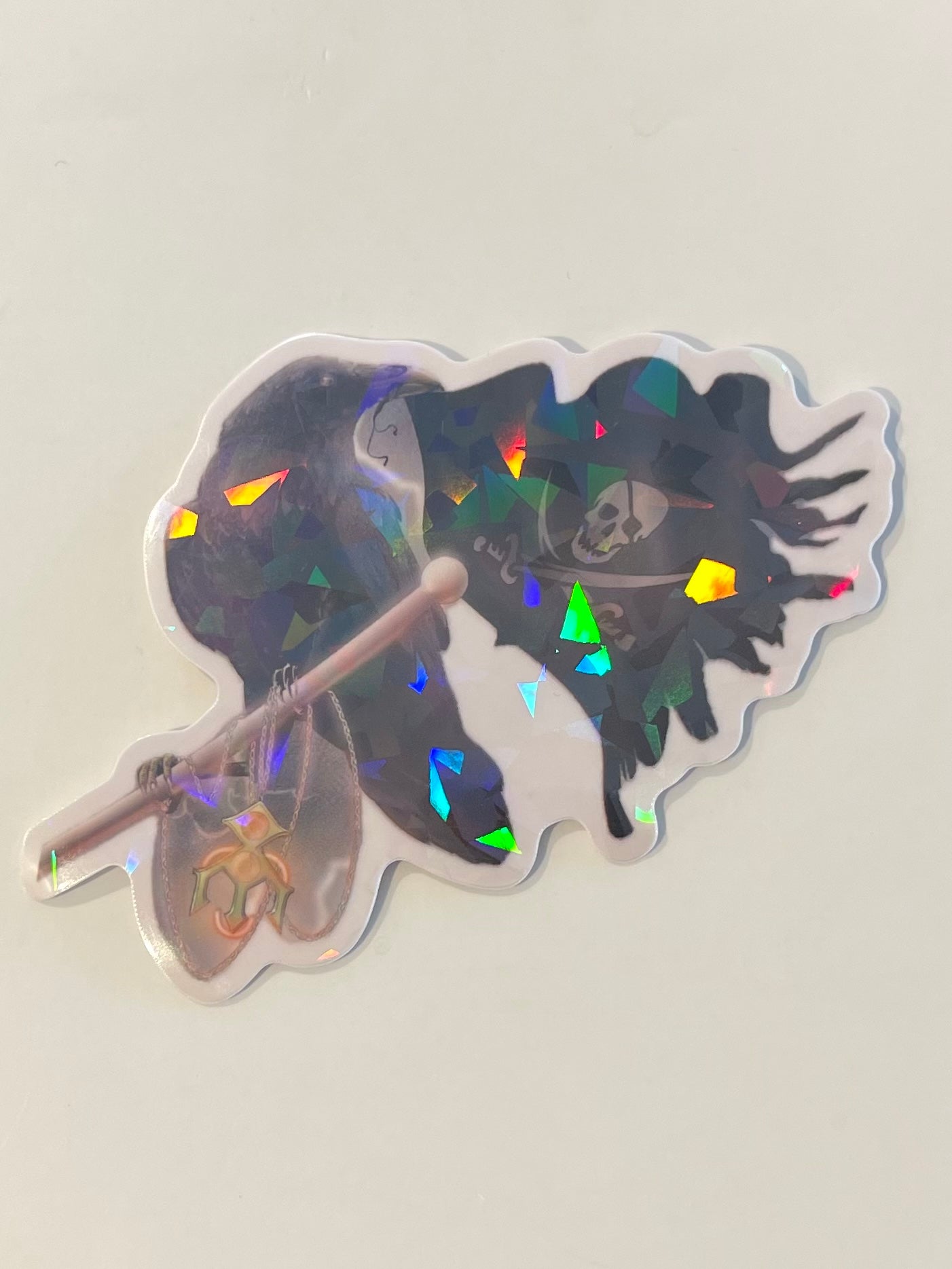 Calamitous Ember Holographic Sticker - Raven's Nest