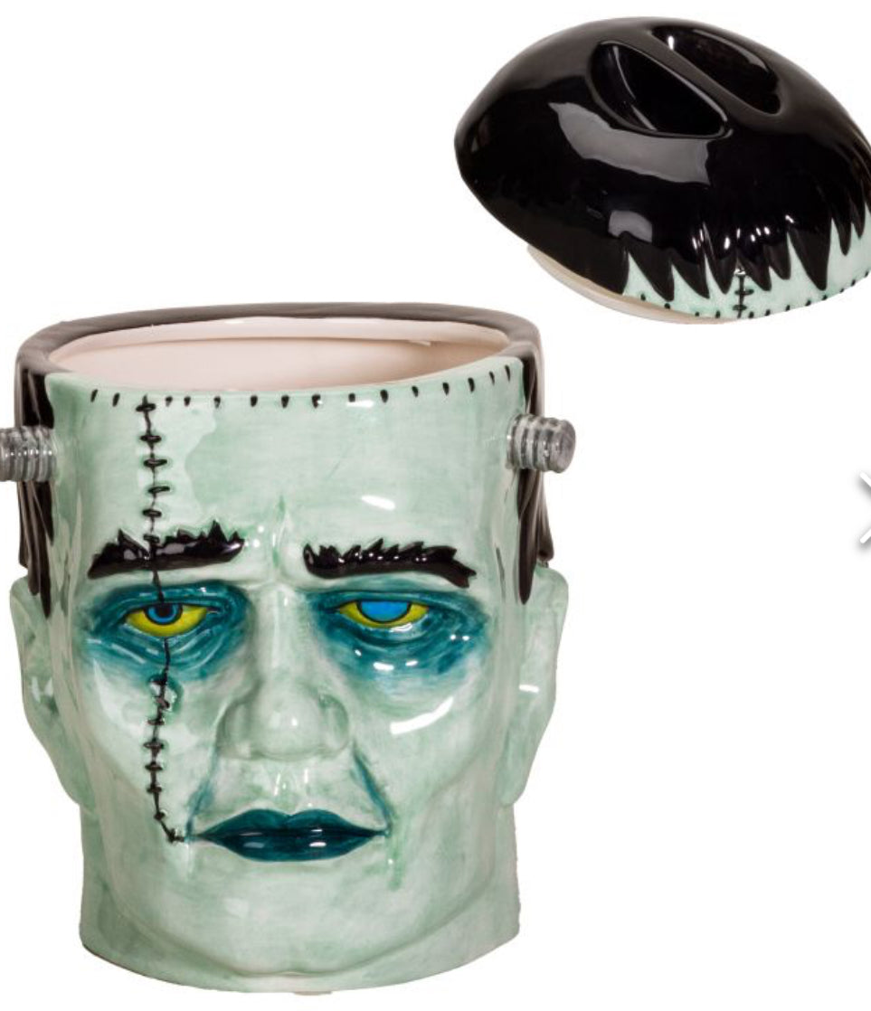 Frankenstein cookie Jar