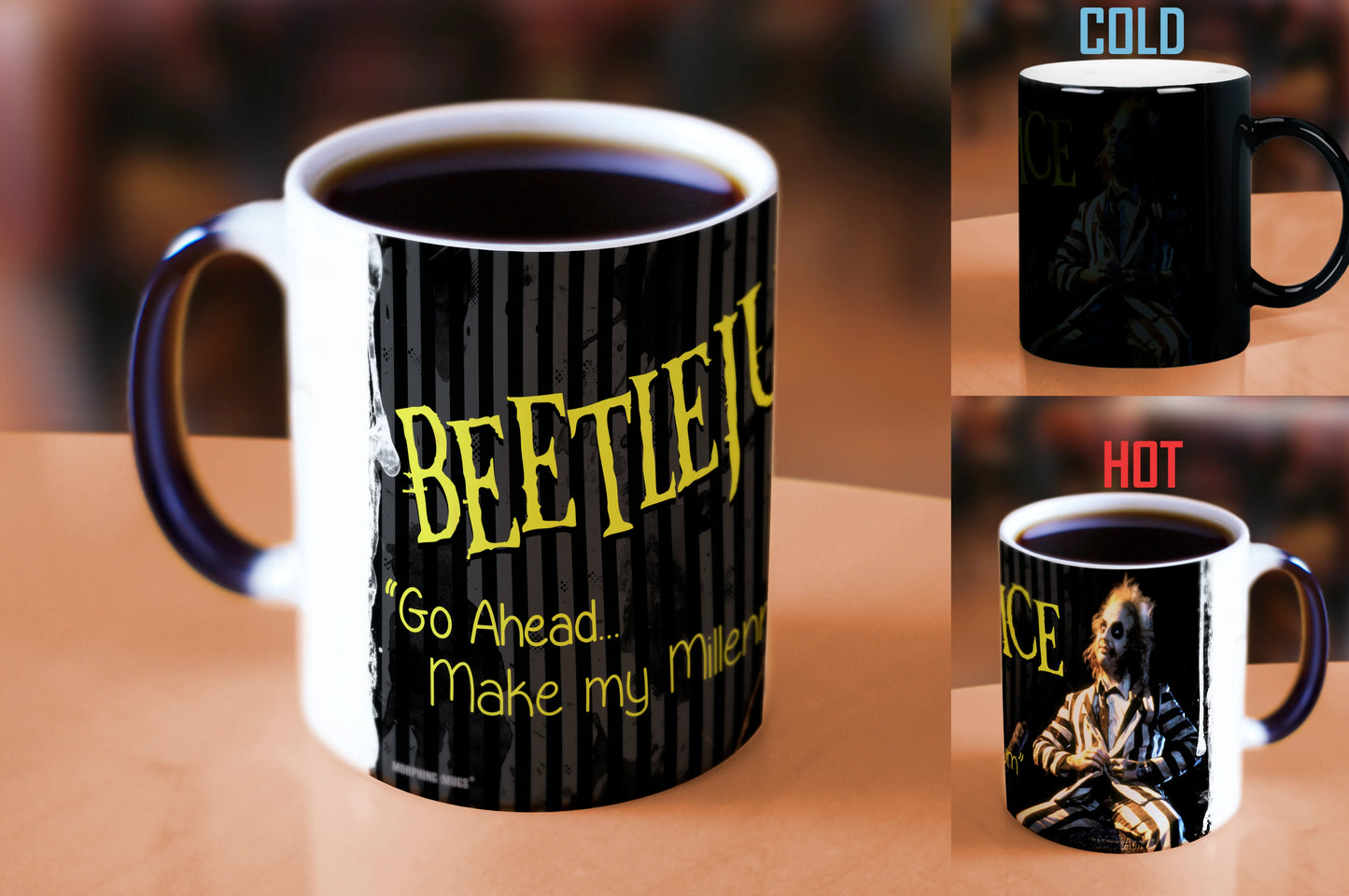 Beetlejuice (Make My Millenium) Morphing Mugs® Heat-Sensitive Mug