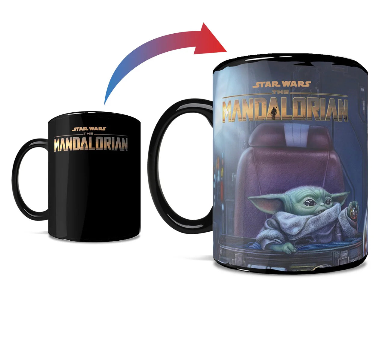 Star Wars (The Mandalorian - Two For The Road) Morphing Mugs®