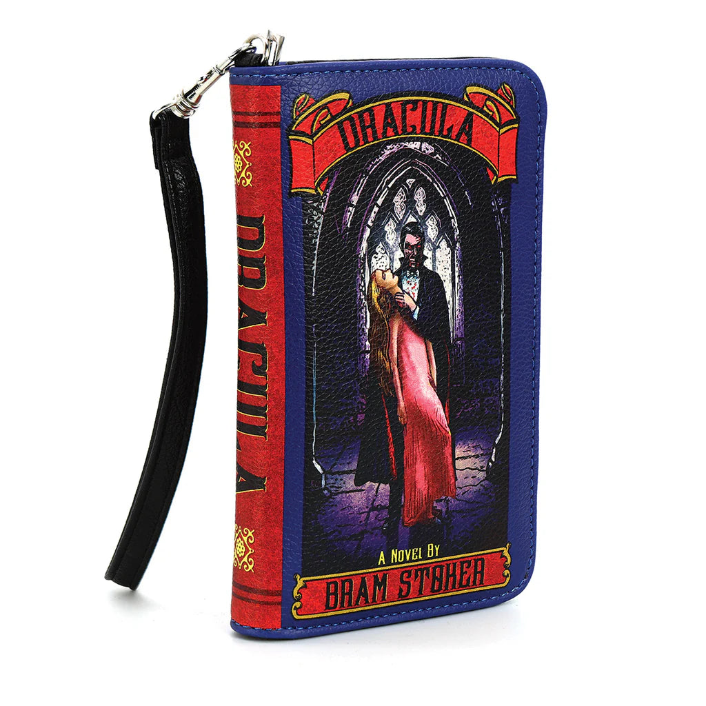 Dracula Colored Book Wallet in vinyl