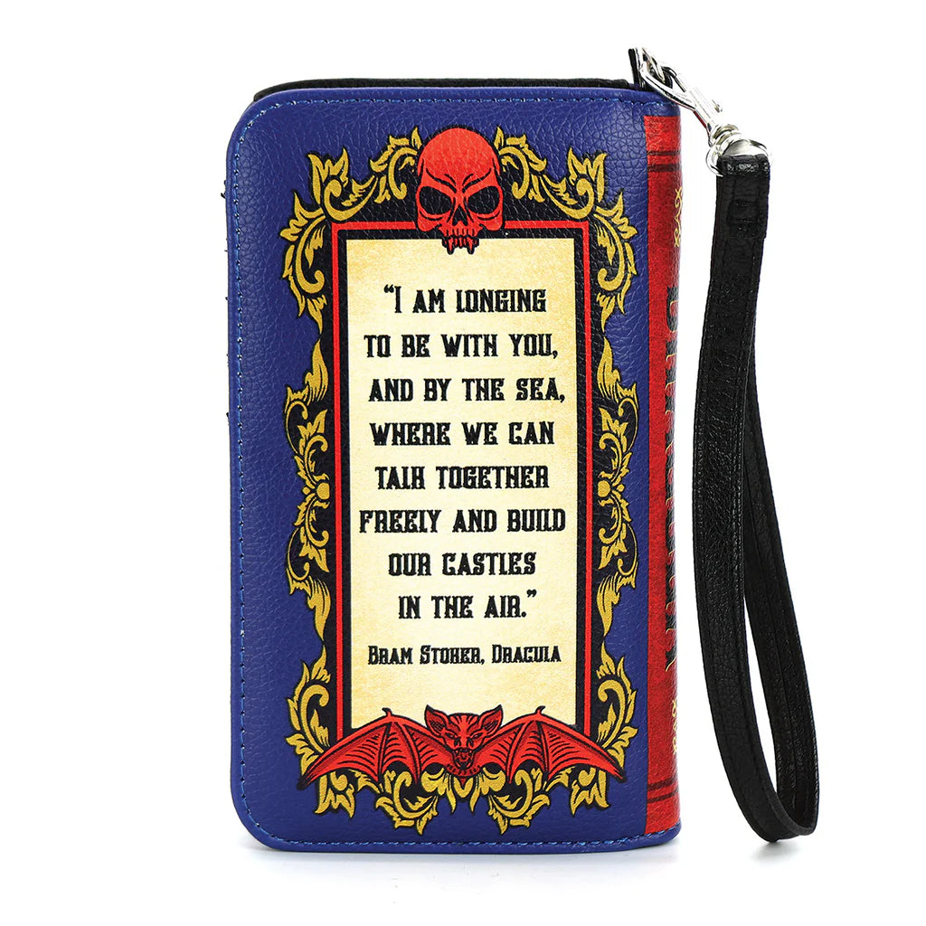 Dracula Colored Book Wallet in vinyl