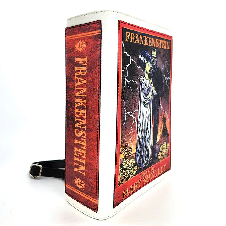 Frankenstein and Bride Book Backpack