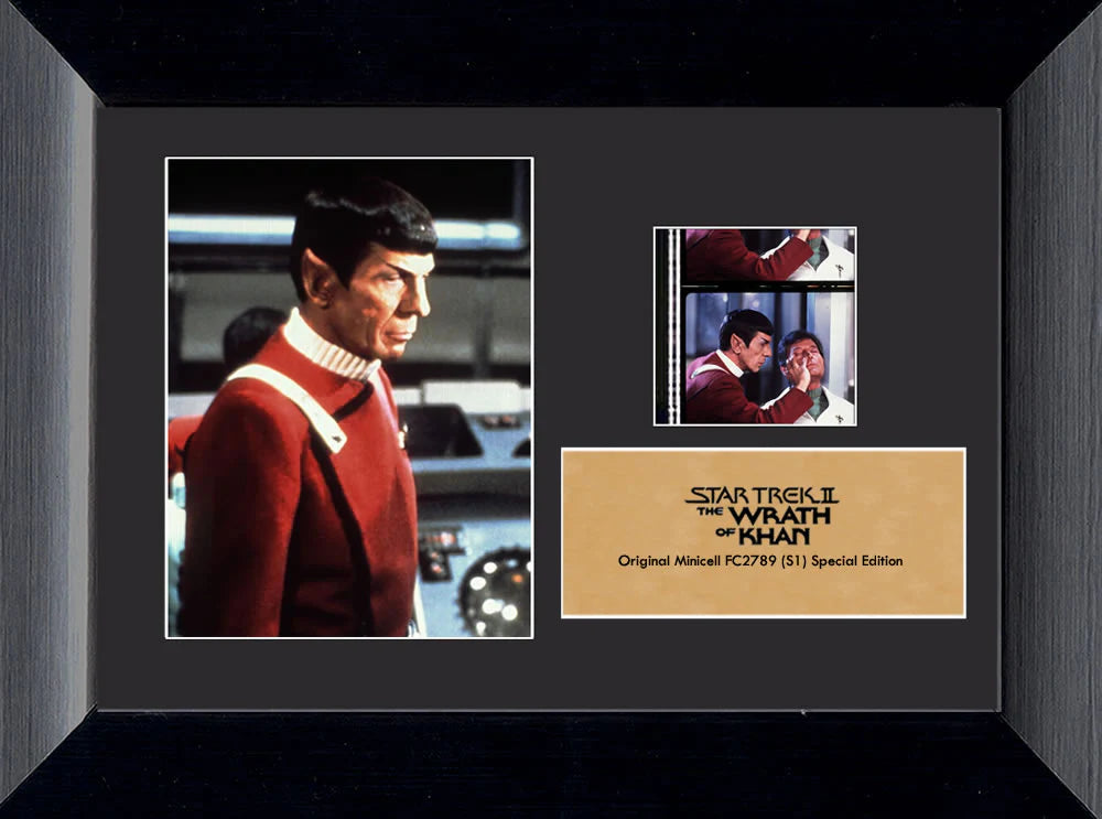 Star Trek II: The Wrath of Kahn (Spok) Minicell FilmCells Framed Desktop Presentation