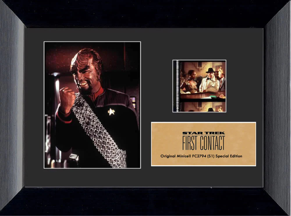 Star Trek VII: First Contact Minicell FilmCells Framed Desktop Presentation