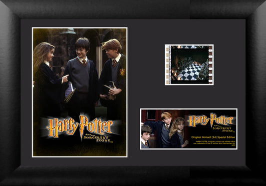 Harry Potter and the Sorcerers Stone (S4) Minicell FilmCells Framed Desktop Presentation