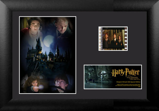 Harry Potter and the Chamber of Secrets (Hogwarts) Minicell FilmCells Framed Desktop Presentation