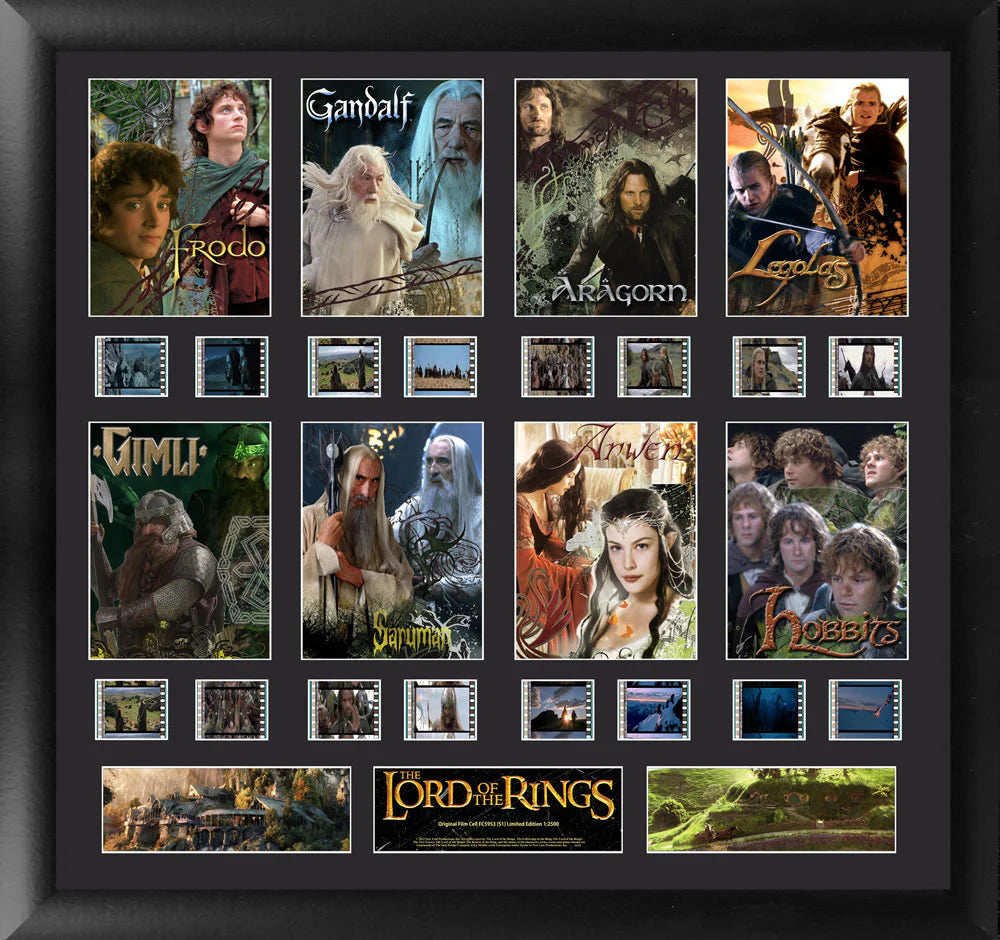 The Lord of the Rings (S1) FilmCells Presentation Limited Edition Montage Wall Art