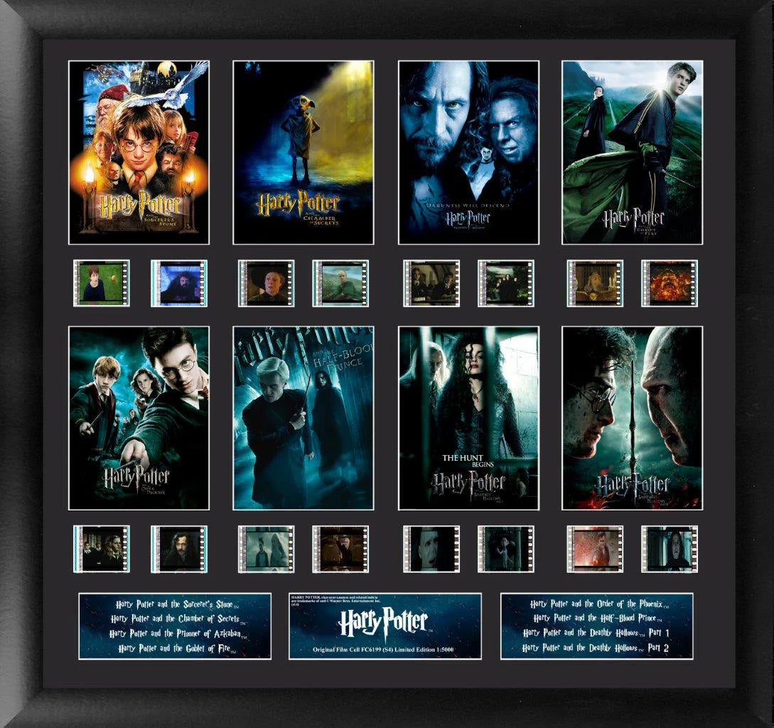 Harry Potter 1-7 Finale (S4) FilmCells Presentation Limited Edition Mixed Montage Wall Art