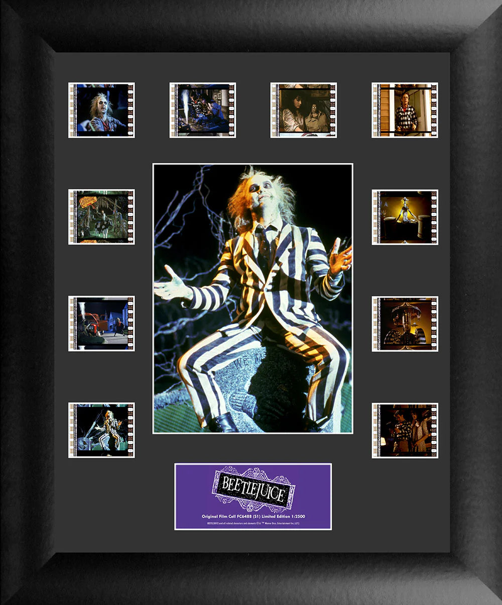 Beetlejuice (S3) Limited Edition Mini Montage Framed FilmCells Presentation