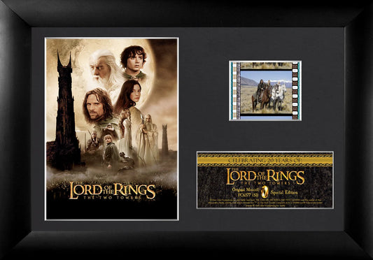 Lord of the Rings: The Two Towers (20th Anniversary) Minicell FilmCells Framed Desktop Presentation