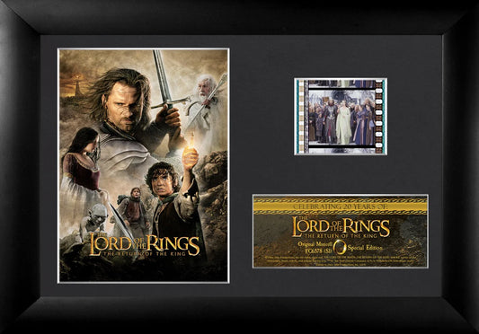 Lord of the Rings: Return of the King (20th Anniversary) Minicell FilmCells Framed Desktop Presentation