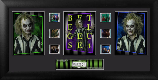 Beetlejuice Beetlejuice (S1) Limited Edition Trio Framed FilmCells Presentation