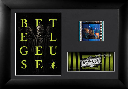 Beetlejuice Beetlejuice (S2) Minicell FilmCells Framed Desktop Presentation