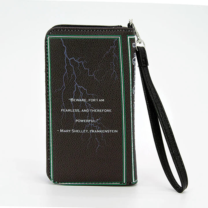 Frankenstein Book Clutch Wallet in Vinyl