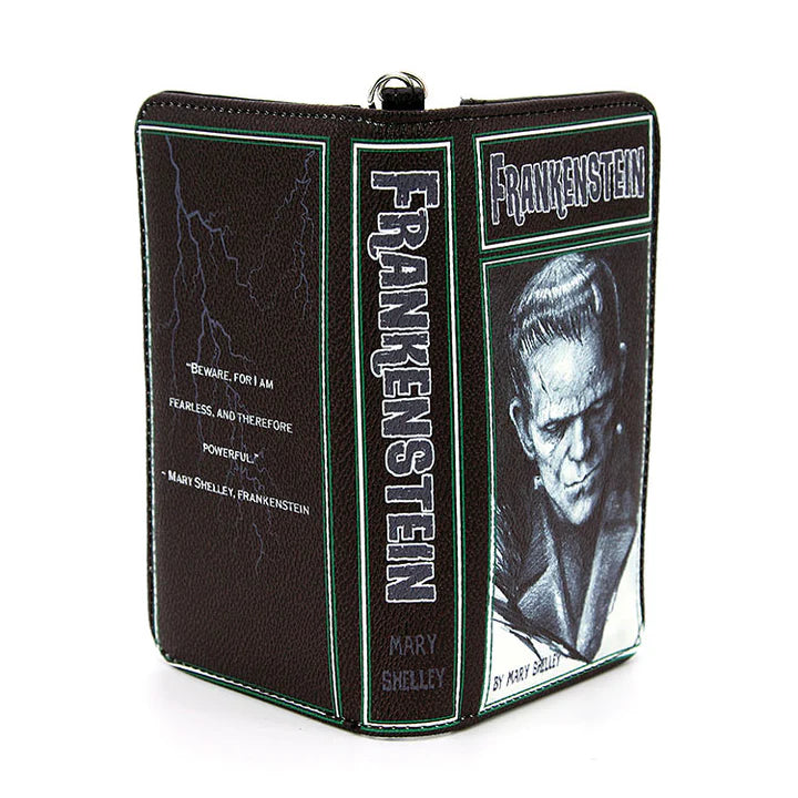 Frankenstein Book Clutch Wallet in Vinyl