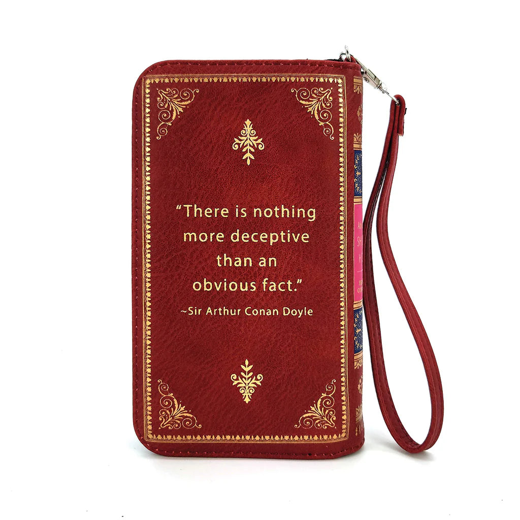 Sherlock Holmes Book Wallet In Vinyl